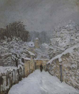 Alfred Sisley Snow at Louveciennes (san21) oil painting image